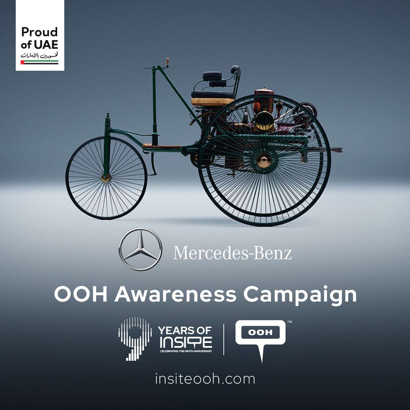 Mercedes-Benz Celebrates 140 Years of Automotive Innovation on Dubai’s OOH