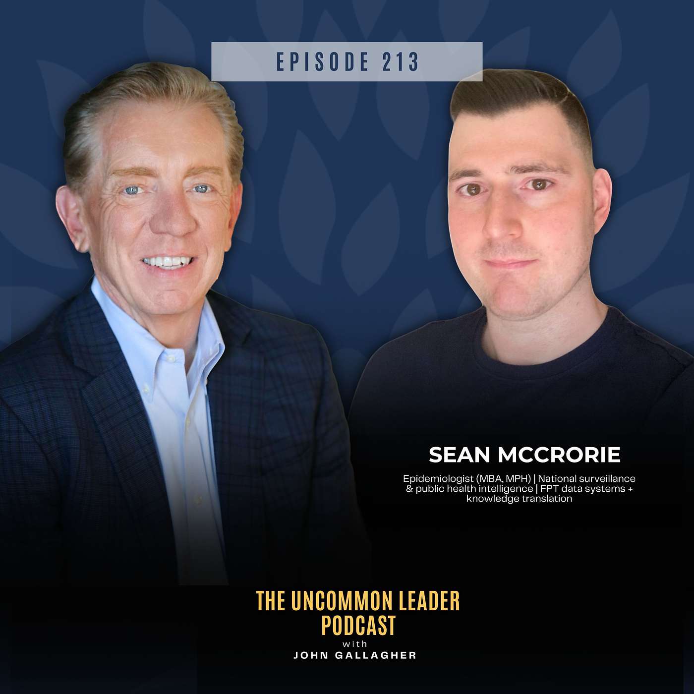 Episode 213: How to Stop "Playing Small" and Lead at a National Level | Sean McCrorie episode artwork
