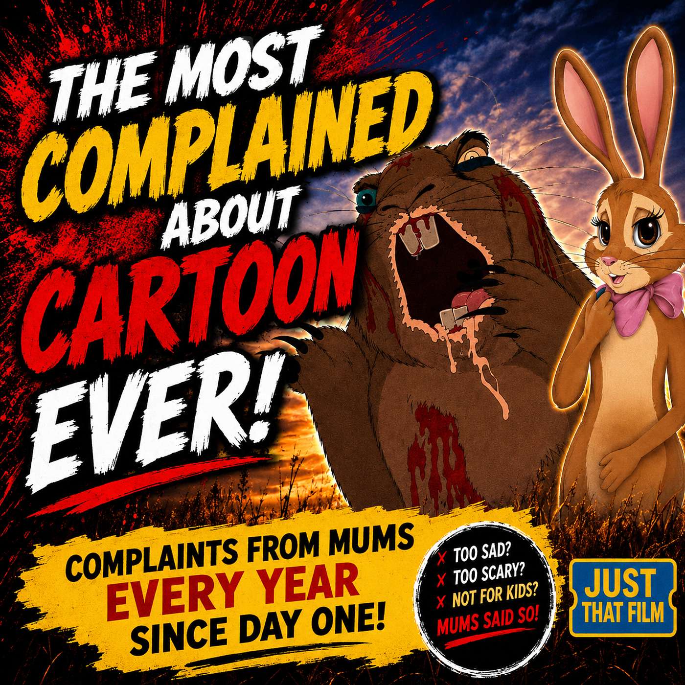Watership Down (1978) | Movie Review | Just That Film Podcast | The Most Traumatic Children’s Film Ever Made.