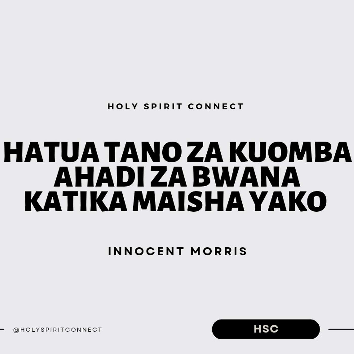 HATUA TANO ZA KUOMBA AHADI ZA BWANA KATIKA MAISHA YAKO by Innocent Morris episode artwork