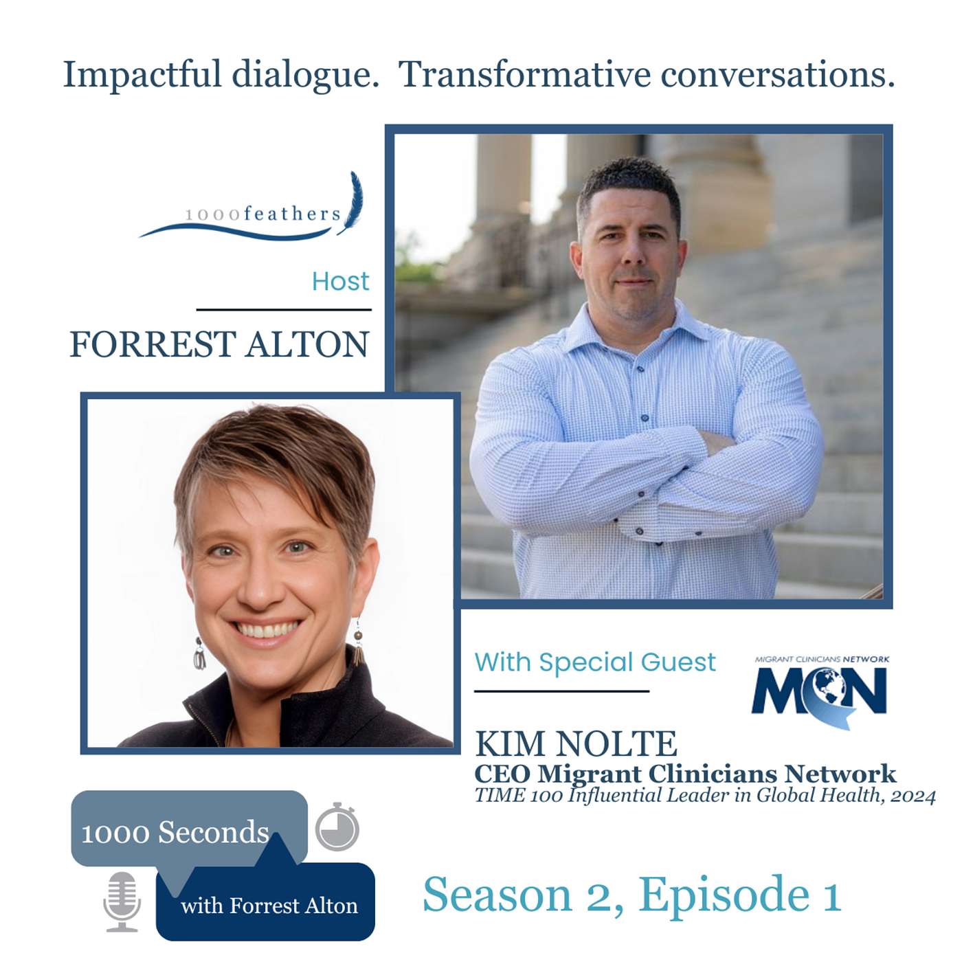 What it takes to lead a public health agency in the current environment: 1000 Seconds with Kim Nolte episode artwork