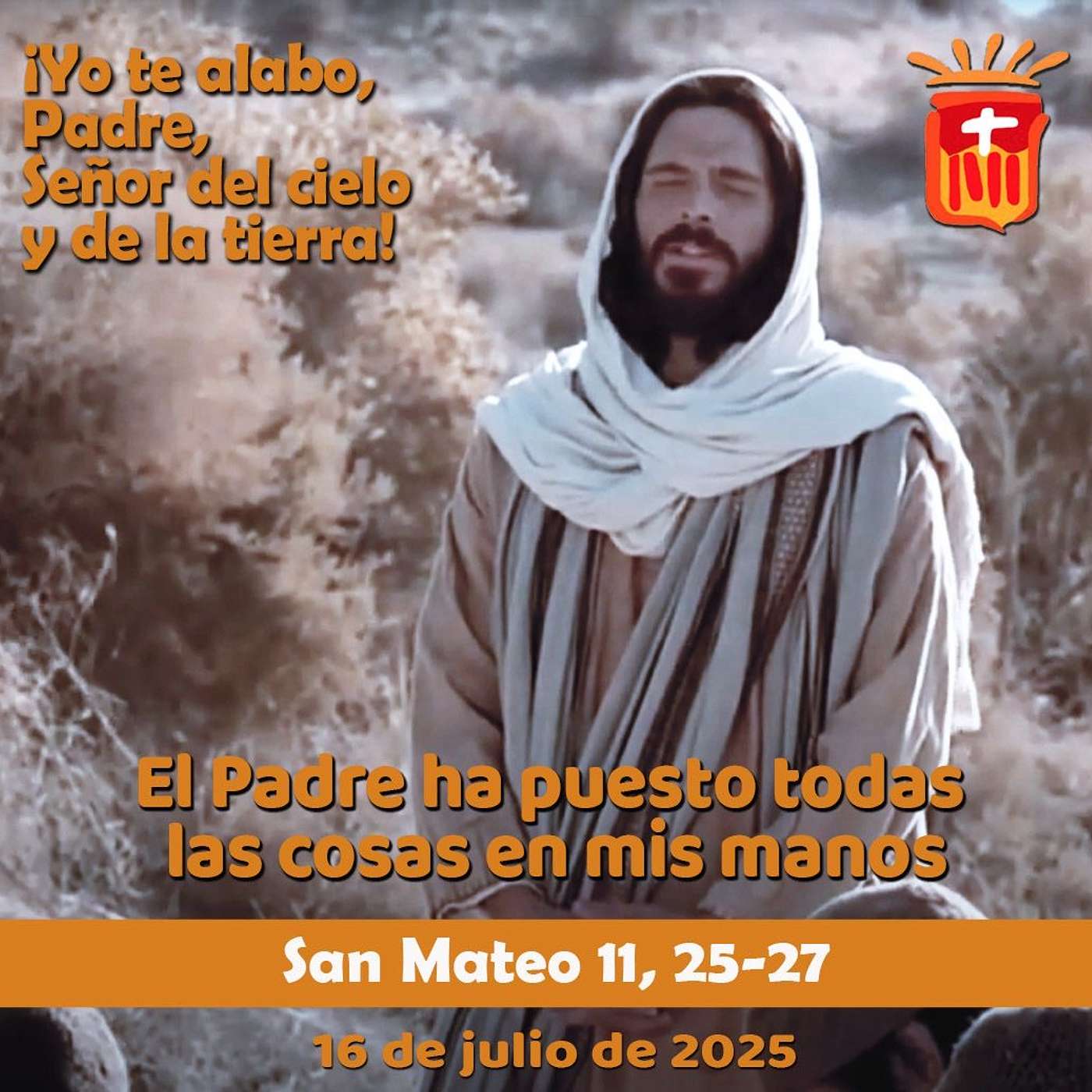 2025-07-16 San Mateo 11, 25-27: Miércoles XV Ordinario