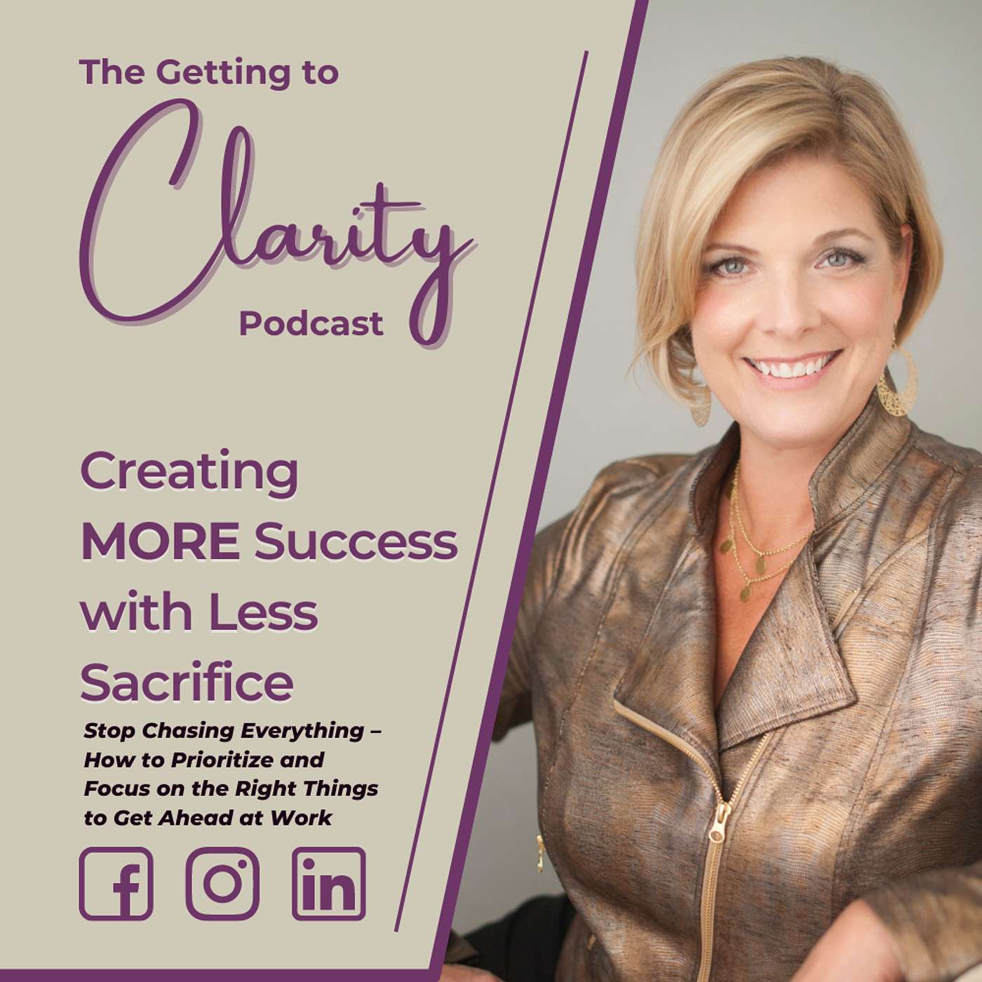 Stop Chasing Everything – How to Prioritize and Focus on the Right Things to Get Ahead at Work episode artwork