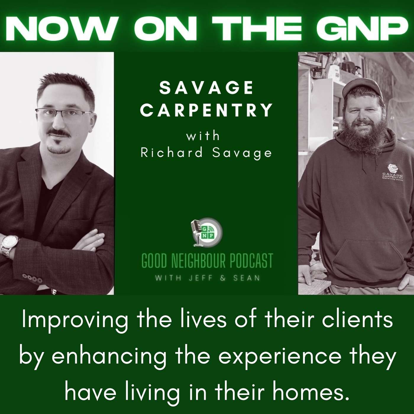 Richard Savage of Savage Carpentry episode artwork