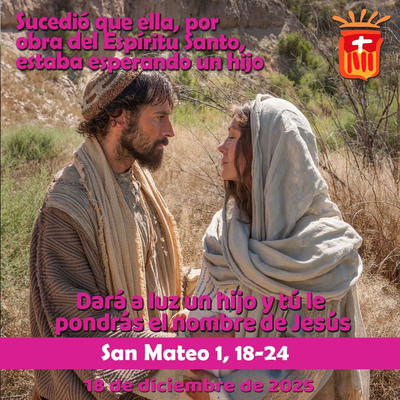 2025-12-18 San Mateo 1, 18-24: Jueves III Adviento