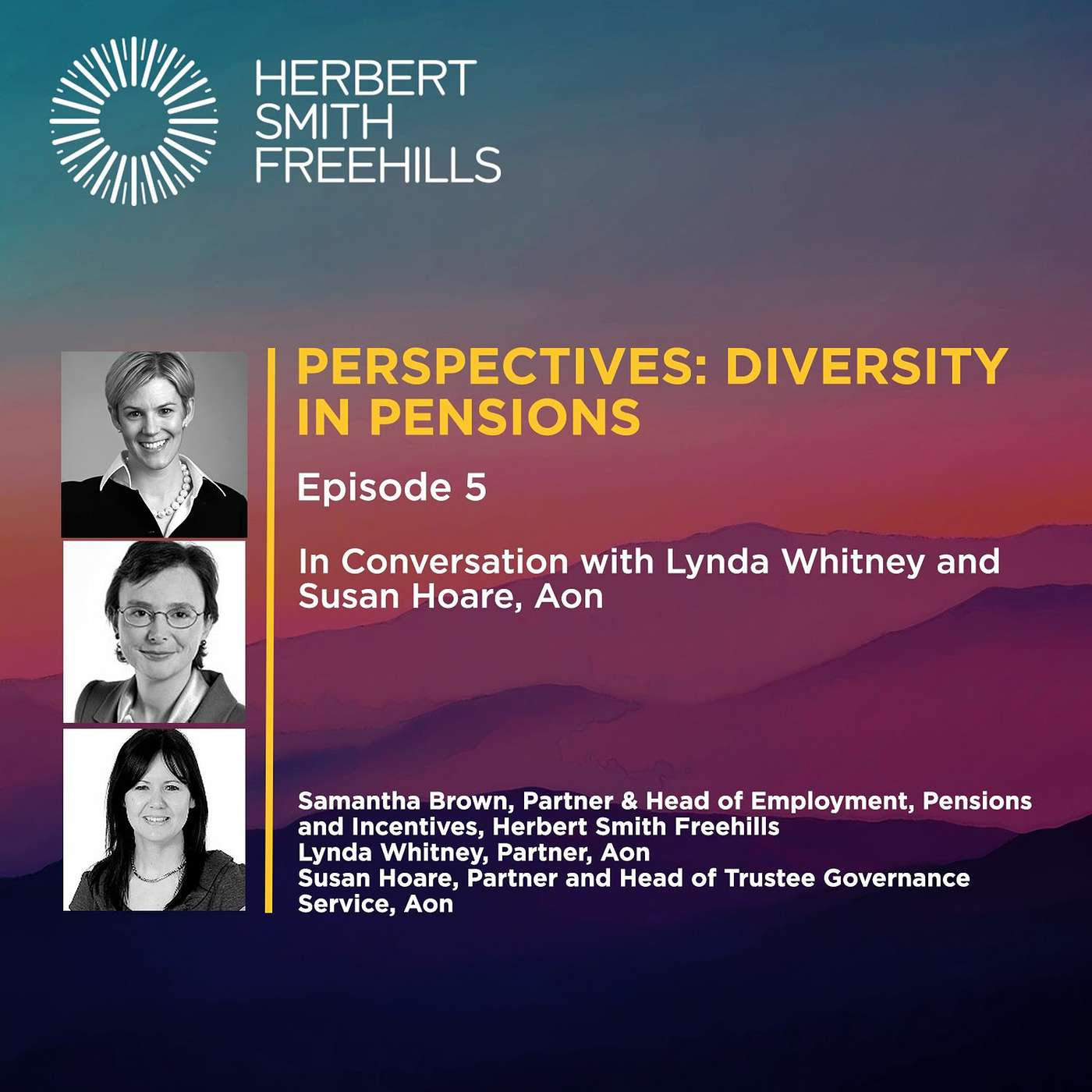 Perspectives: Diversity in Pensions EP5: In Conversation with Lynda Whitney and Susan Hoare, Aon episode artwork