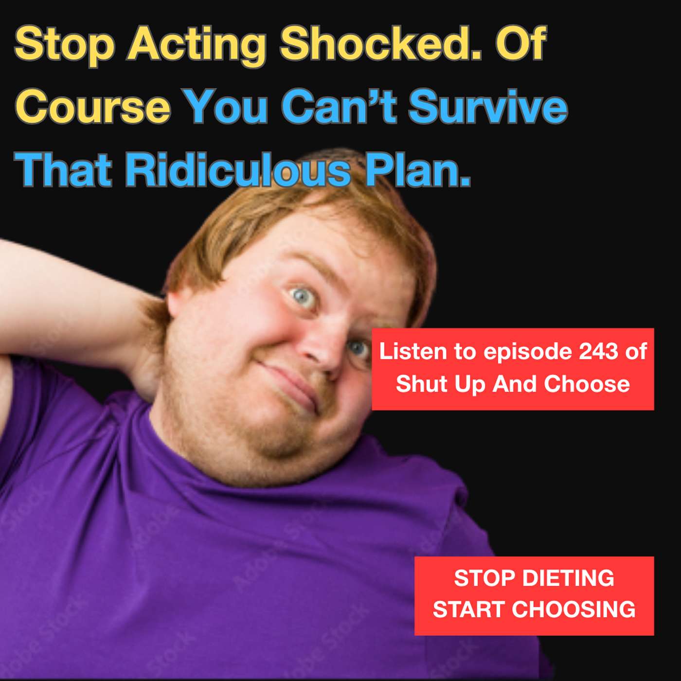Stop Acting Shocked. Of Course You Can’t Survive That Ridiculous Plan.