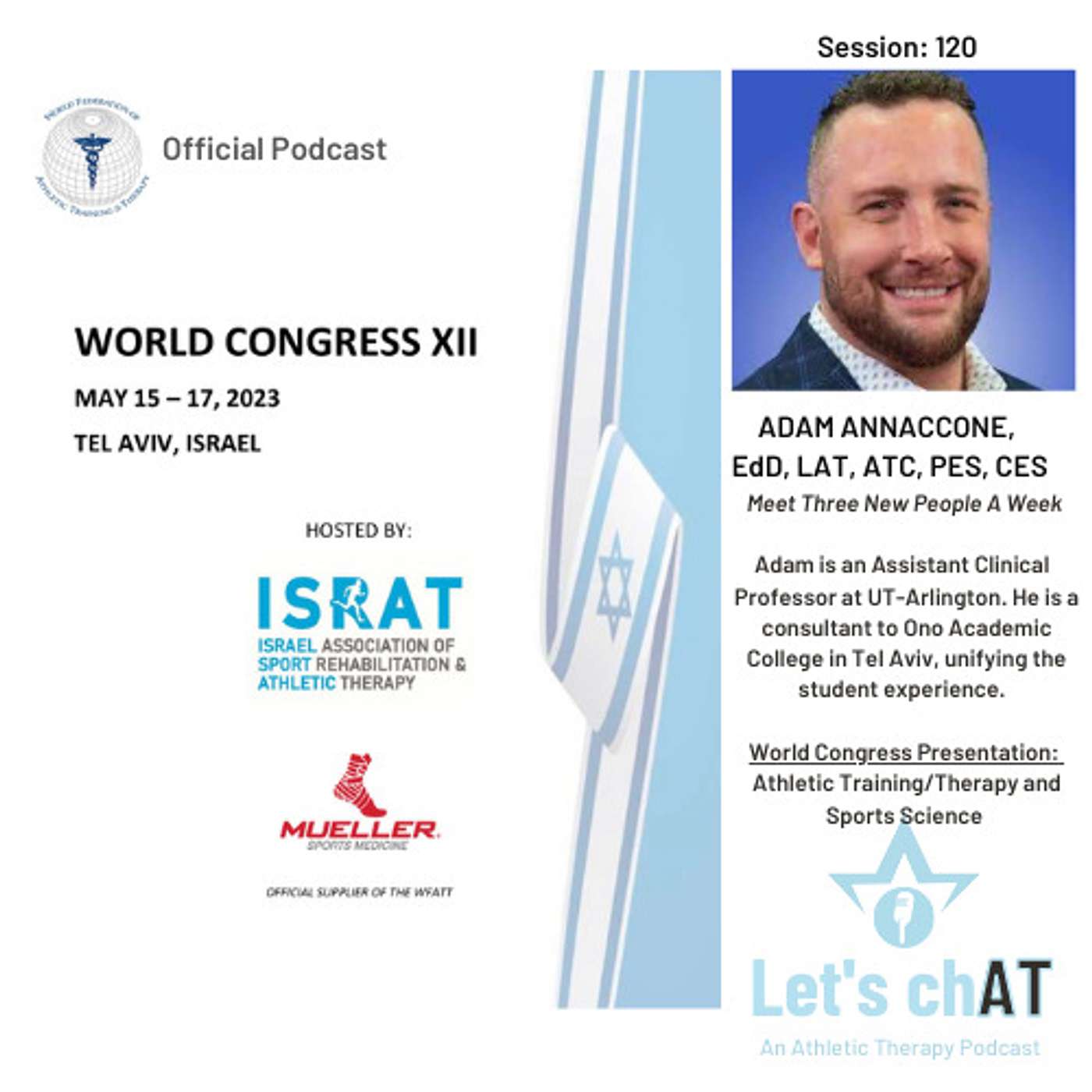 World Congress XII (120): Adam Annaccone, Meet Three New People A Week