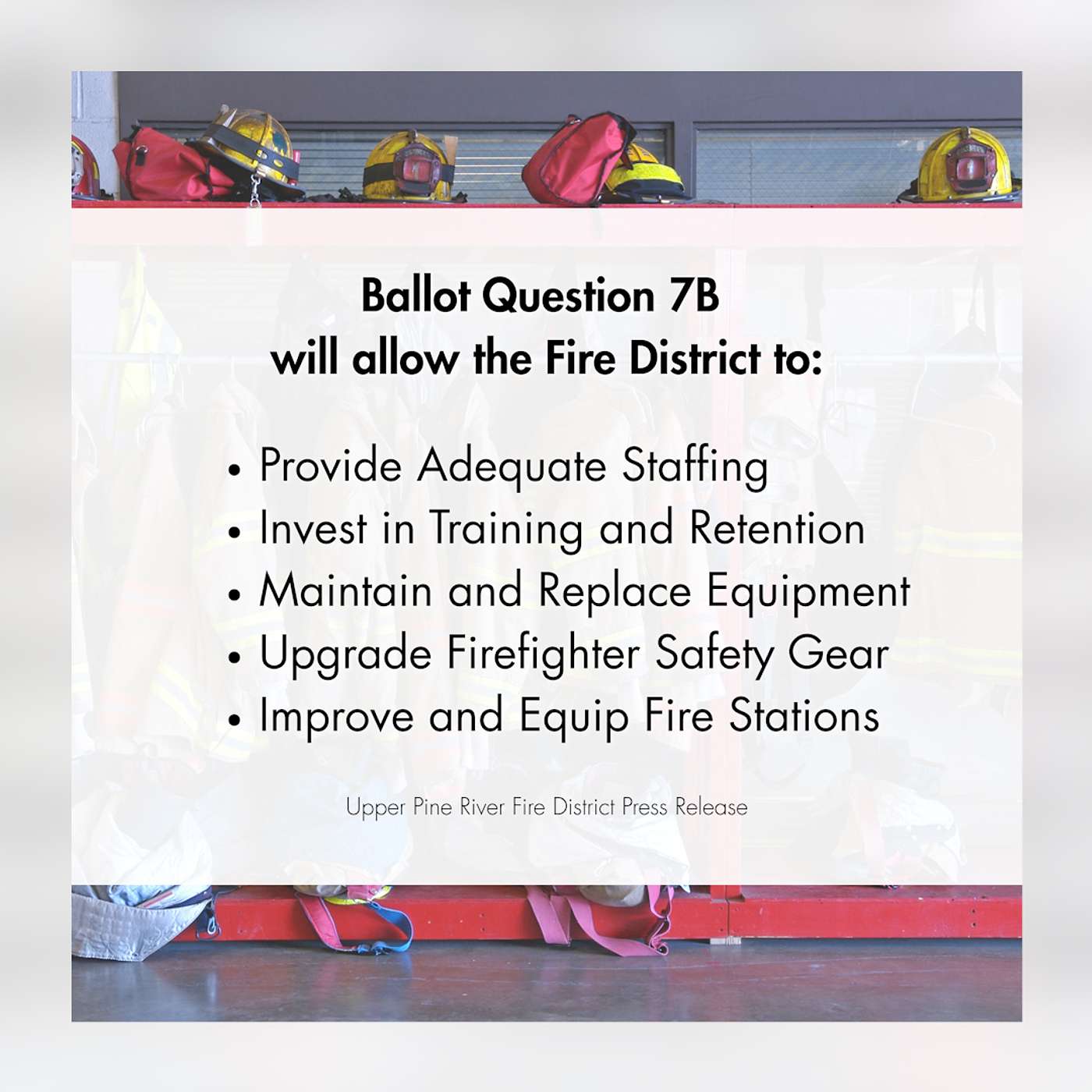 Upper Pine River Fire Protection District Seeks Tax Increase