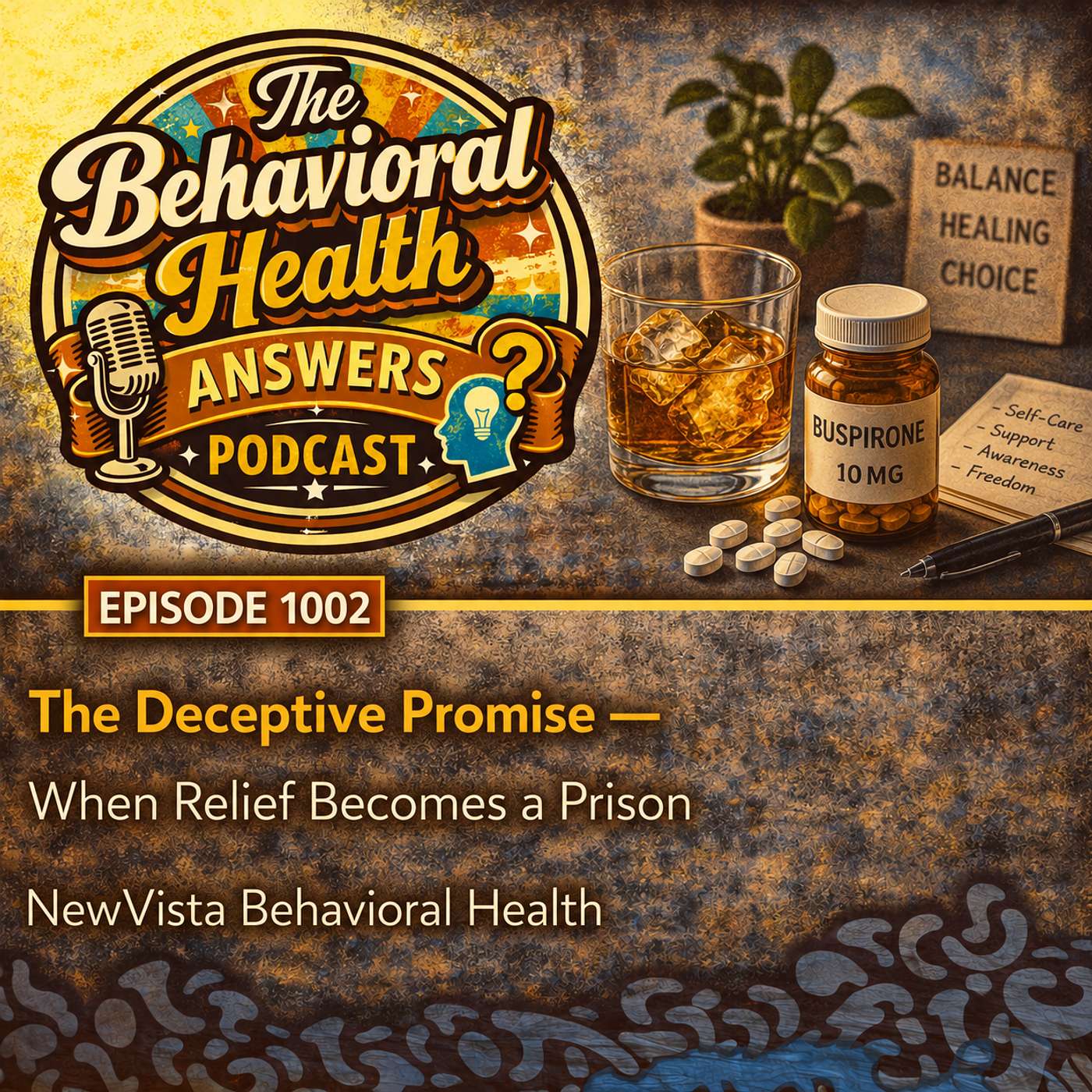 Episode 1002: The Deceptive Promise - When Relief Becomes a Prison | NewVista Behavioral Health episode artwork