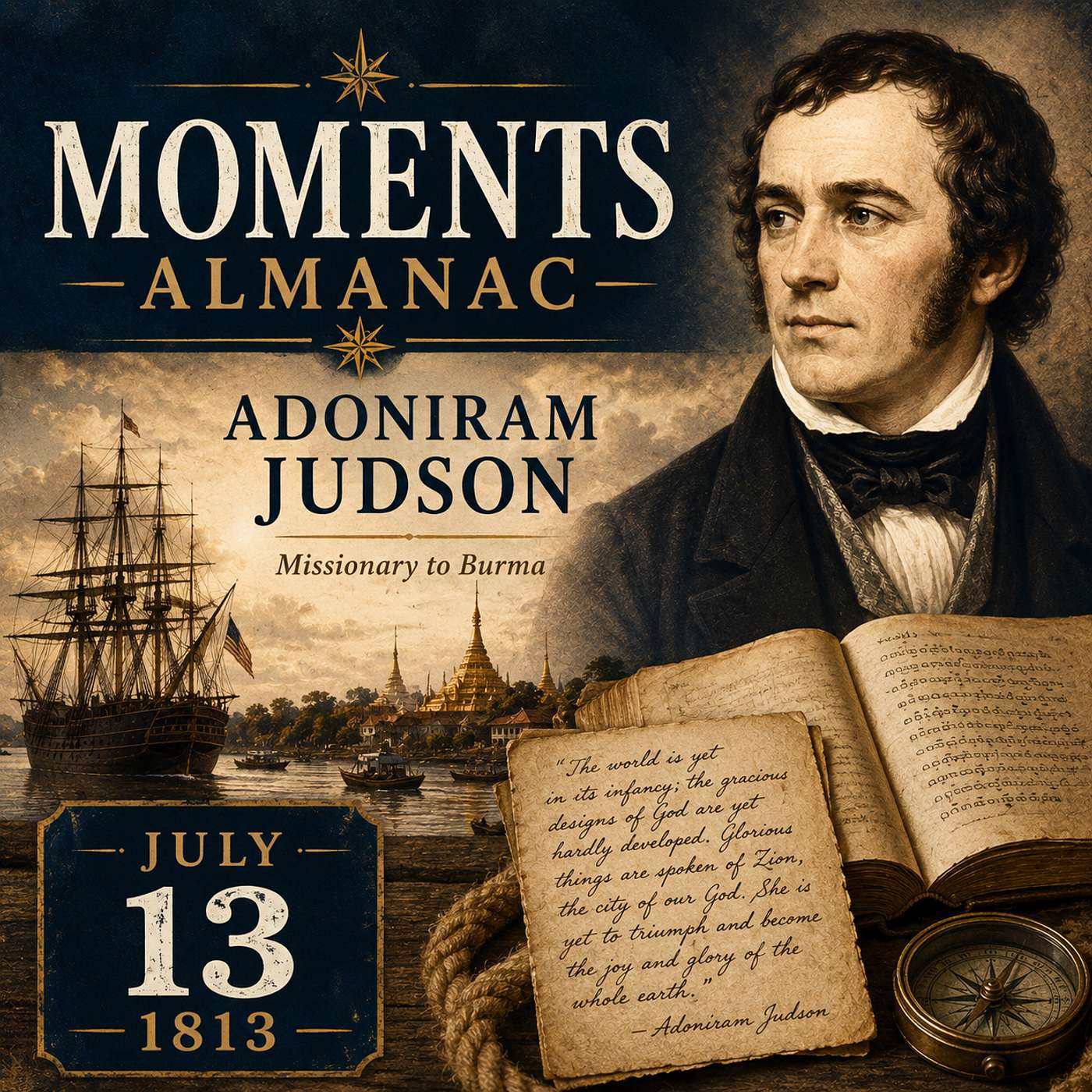 July 13 | Moments Almanac | Judson