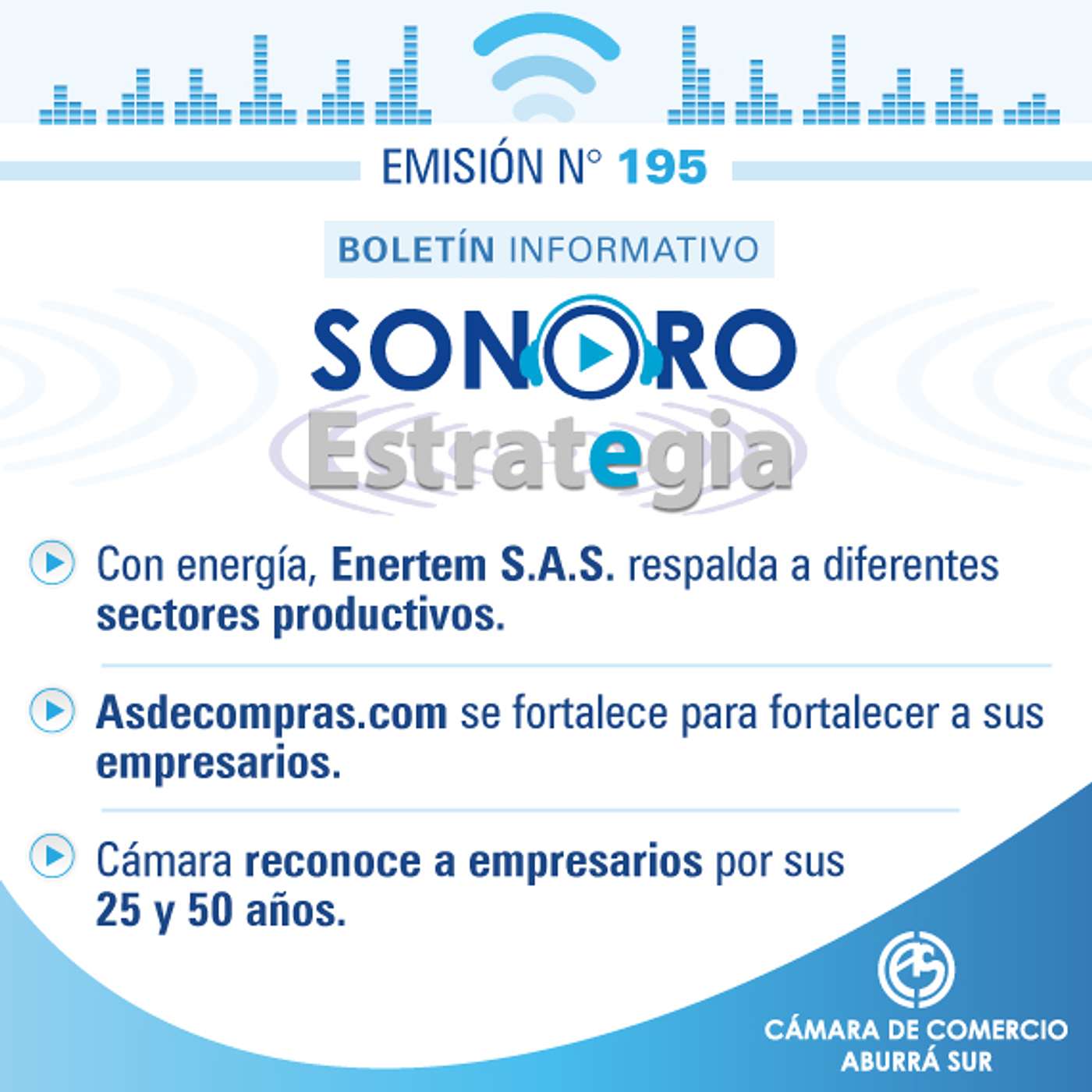 Boletín Sonoro Estrategia N°195 - Diciembre 4 de 2020 episode artwork