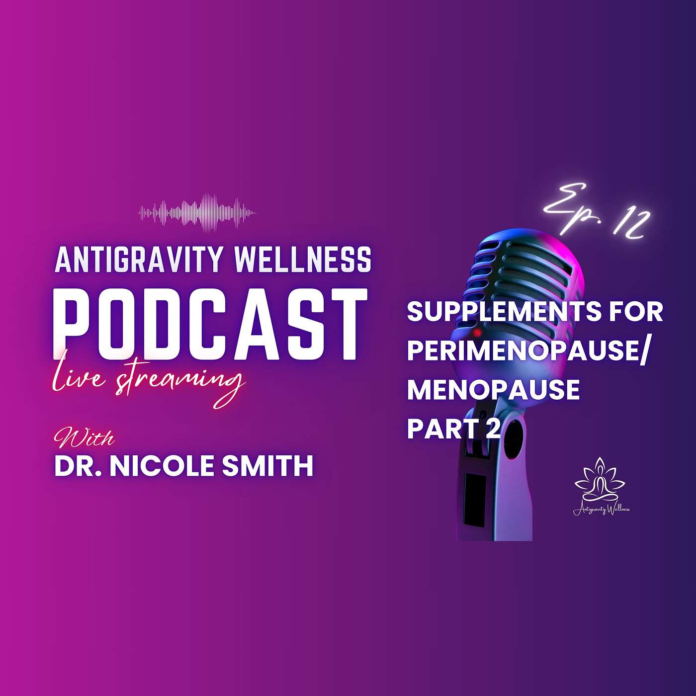 Struggling with Menopausal Symptoms? Discover the Top Supplements Every Woman Needs! Part 2 episode artwork