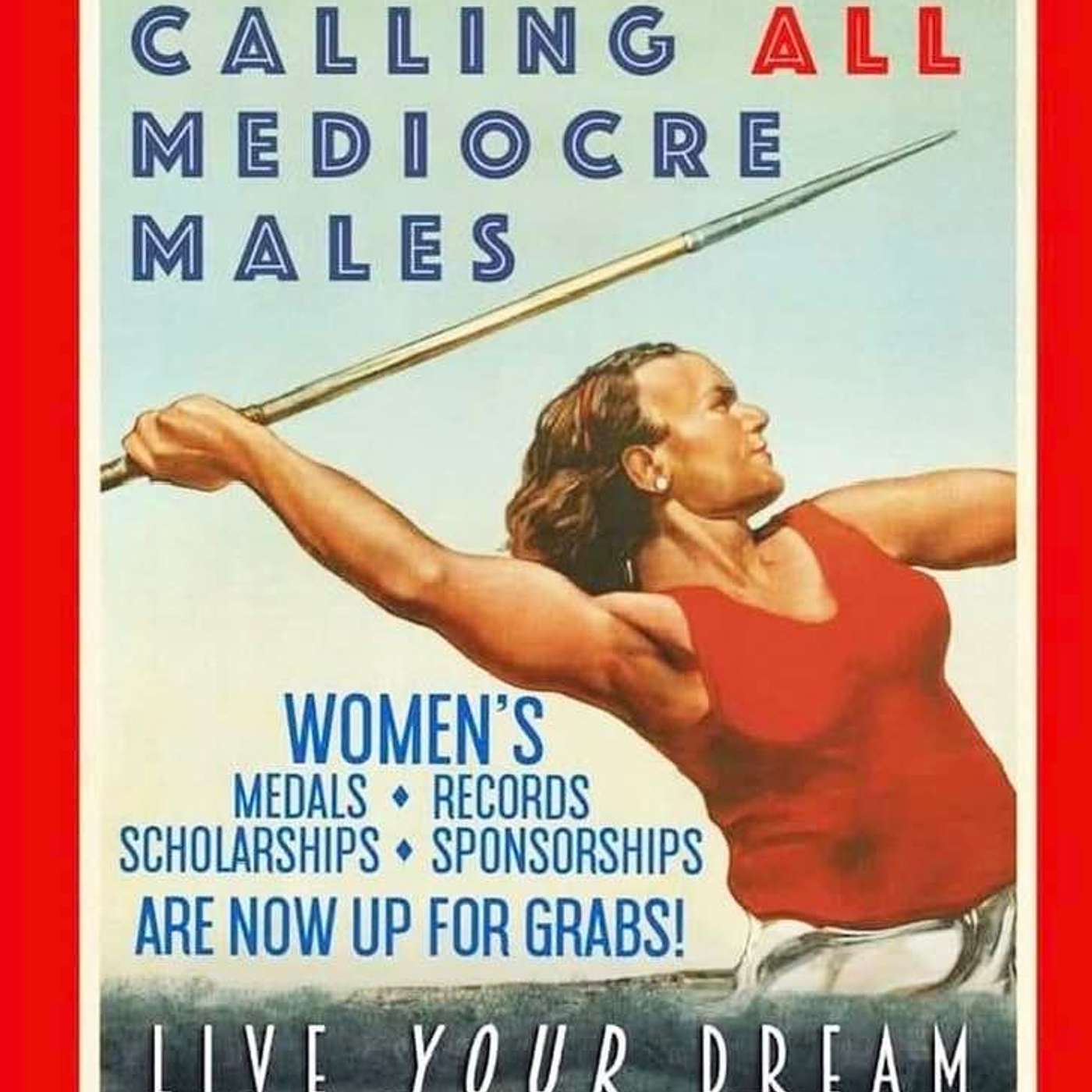 Male athletes are NOT women!