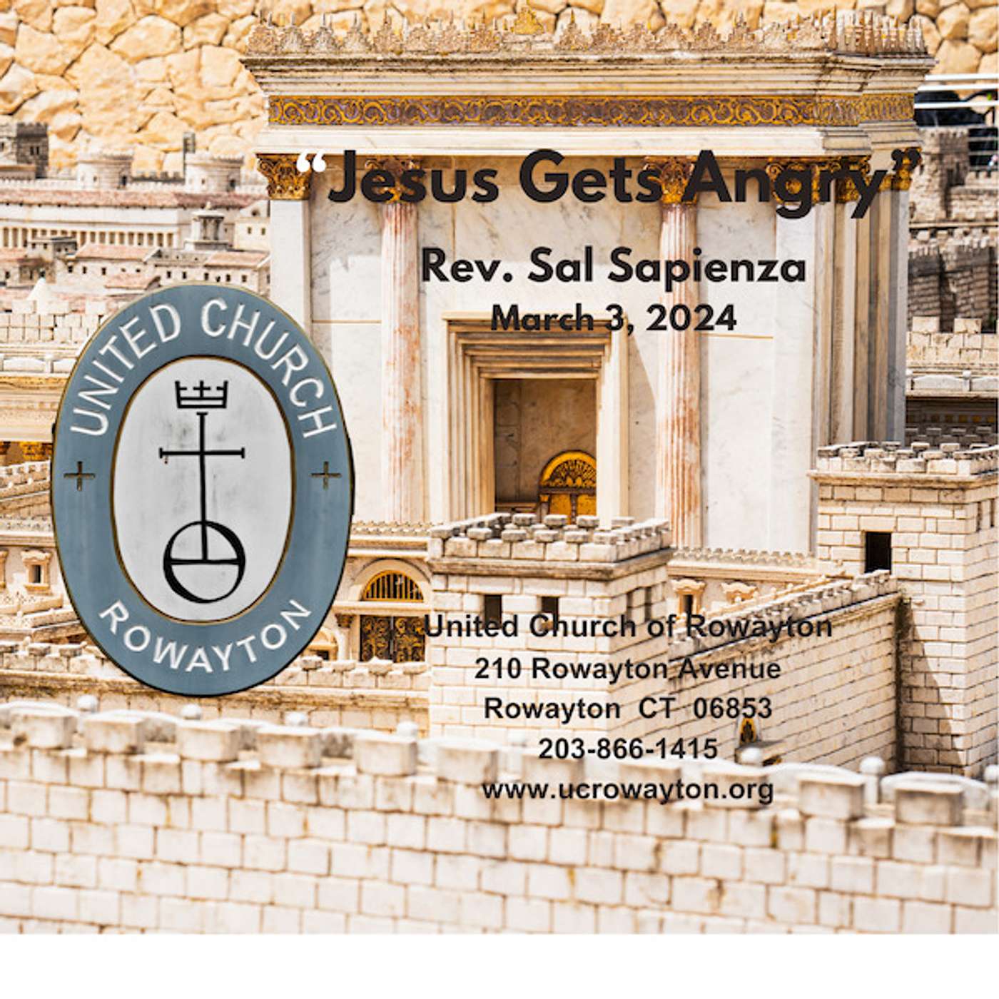 "Jesus Gets Angry' - March 3, 2024, Message episode artwork