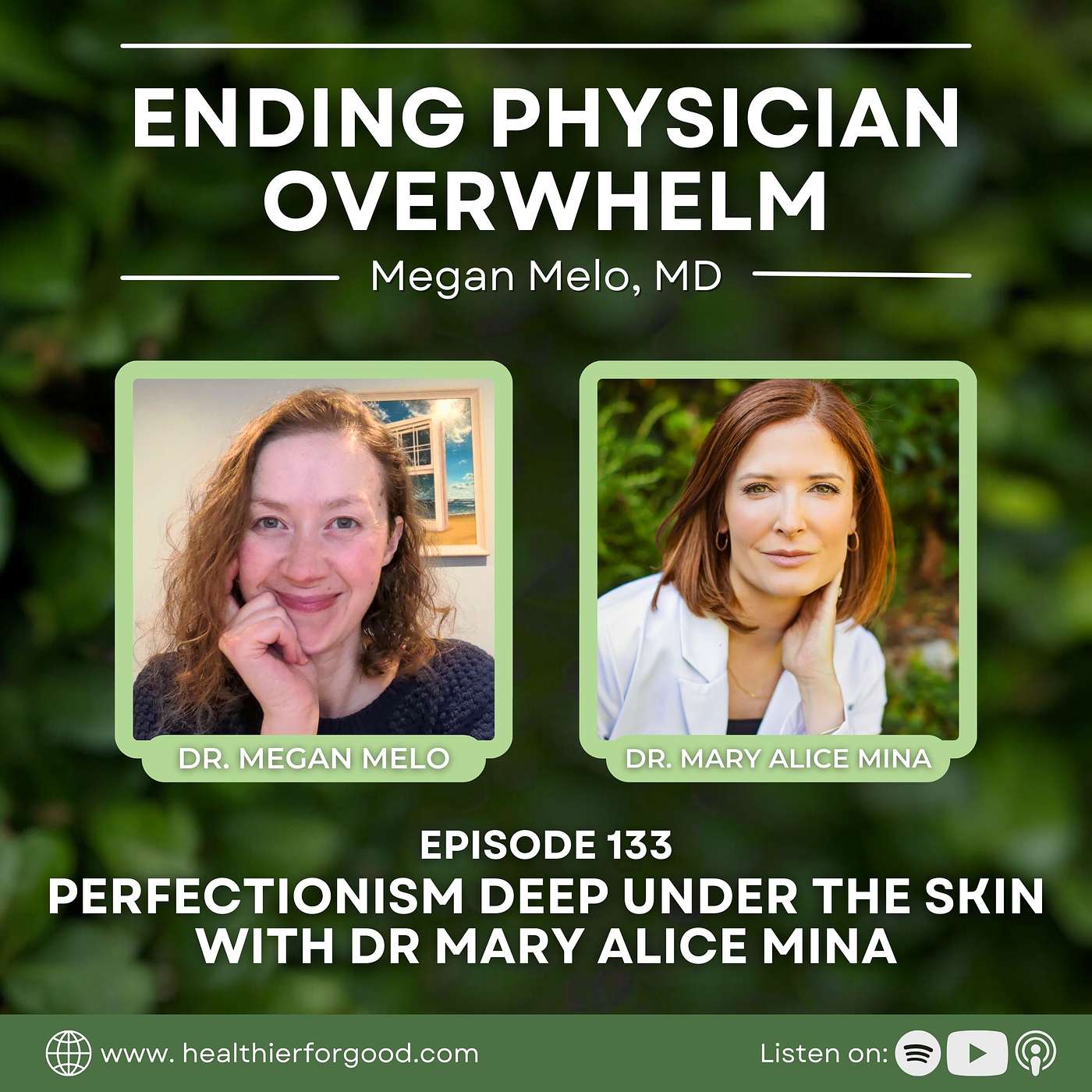 Perfectionism Deep Under the Skin with Guest, Dr Mary Alice Mina episode artwork