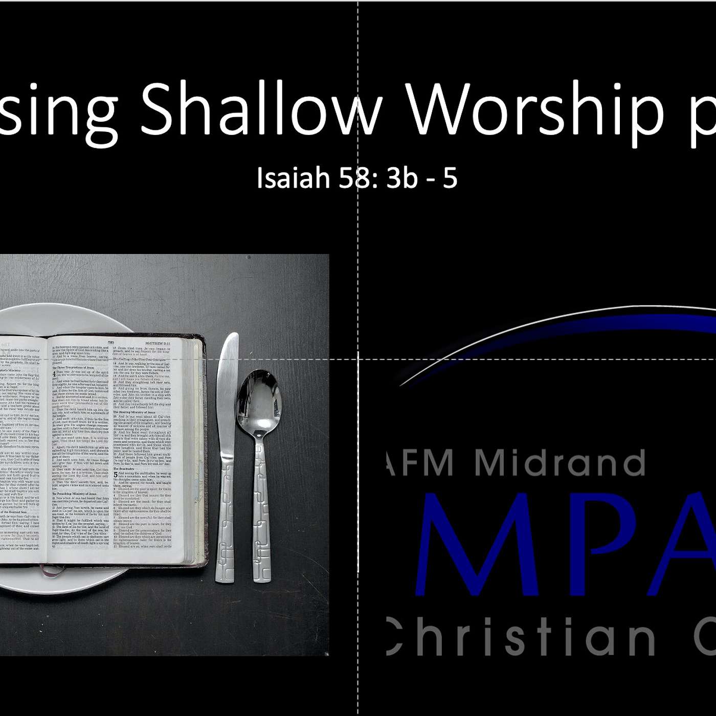 AFM Midrand Impact Christian Centre - Weekly Sermons