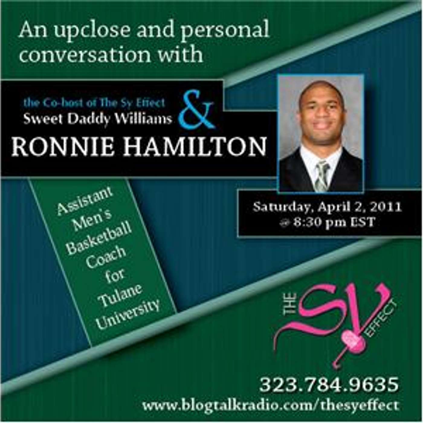 Tulane University Asst. Basketball Coach Ronnie Hamilton