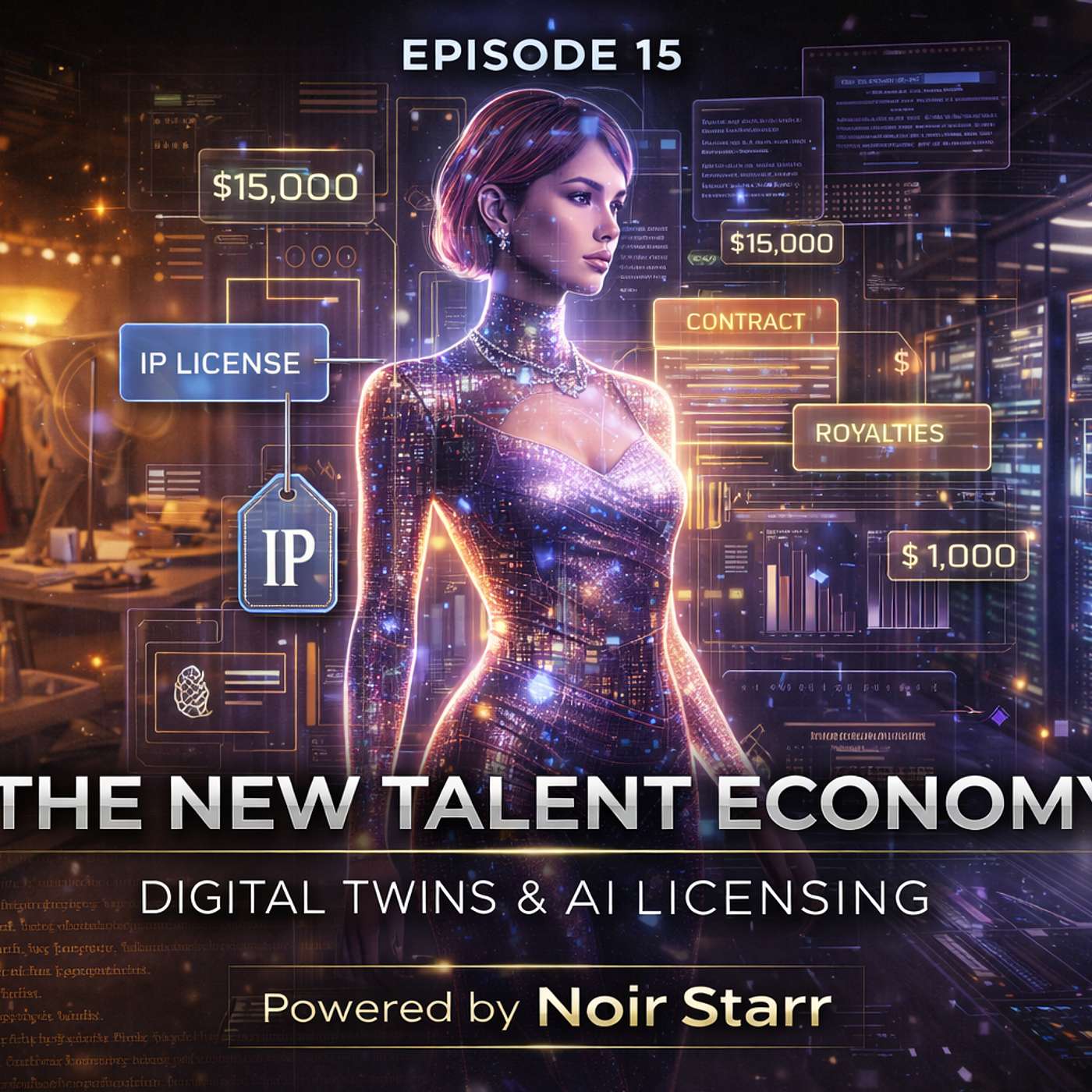 🎙️ Episode 15:  “The New Talent Economy: Digital Twins & AI Licensing” episode artwork