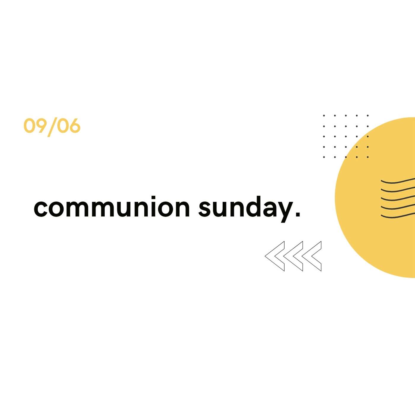 Commmunion Sunday episode artwork