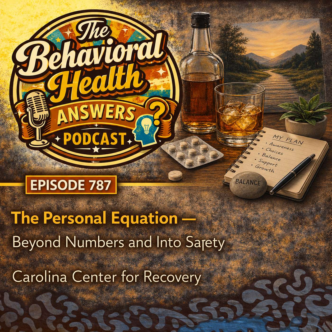 Episode 787: The Personal Equation - Beyond Numbers and Into Safety | Carolina Center for Recovery episode artwork