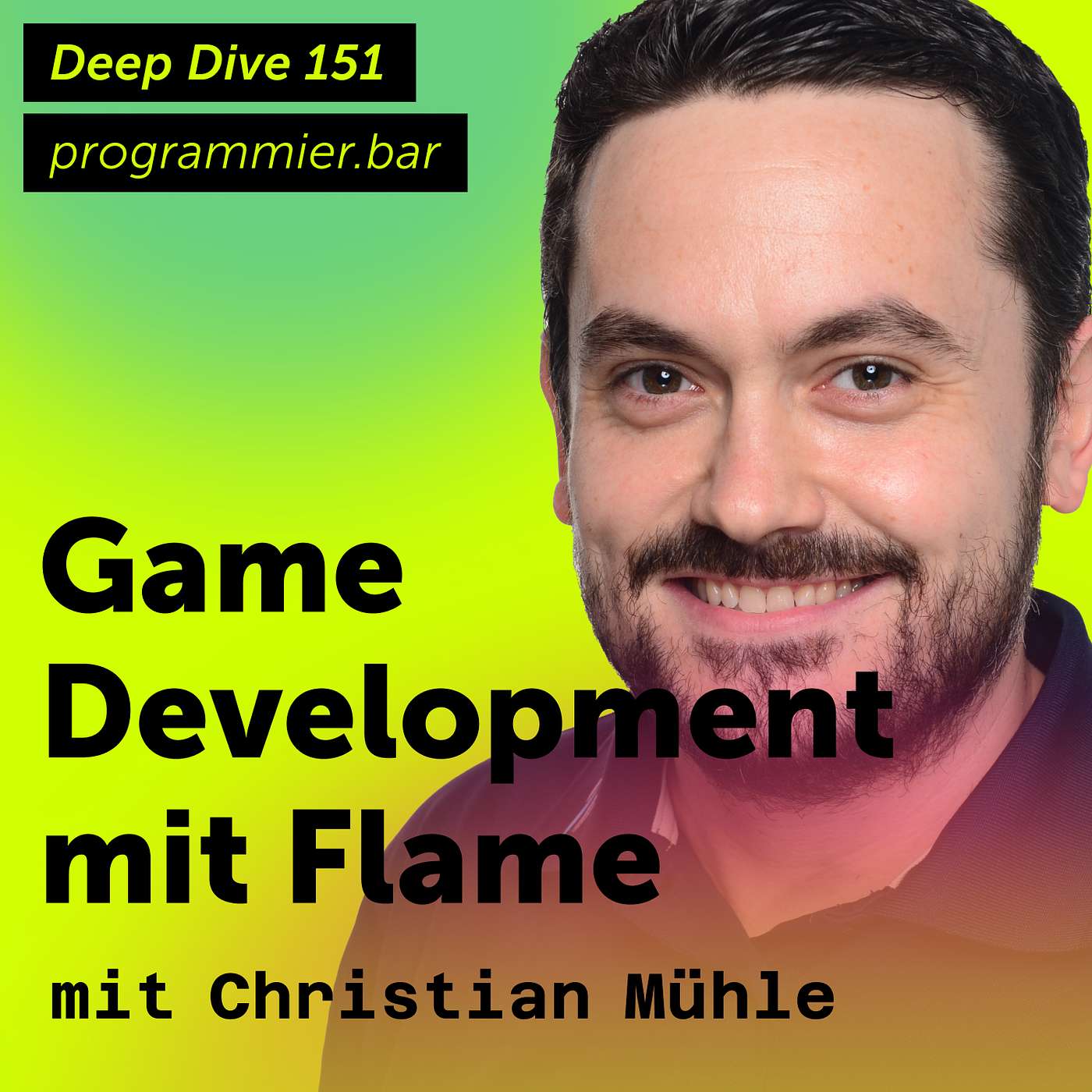 Deep Dive 151 – Game Development mit Flame mit Spieleentwickler Christian Mühle Deep Dive 151 – Game Development mit Flame mit Spieleentwickler Christian Mühle