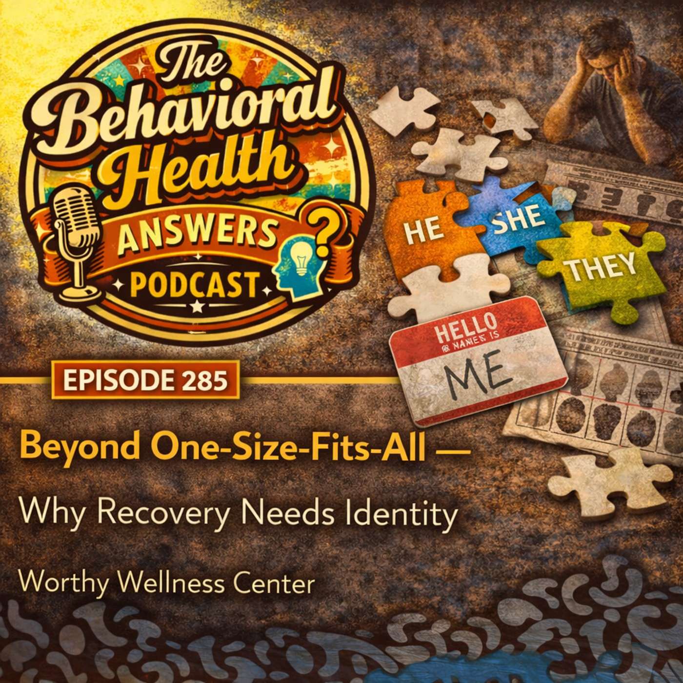 Episode 285: Beyond One-Size-Fits-All - Why Recovery Needs Identity | Worthy Wellness Center episode artwork
