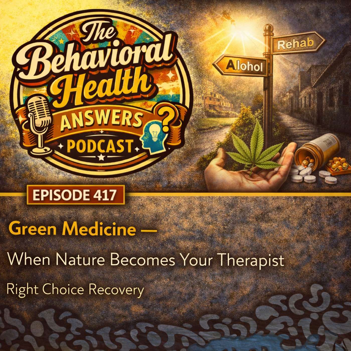 Episode 417: Green Medicine - When Nature Becomes Your Therapist | Right Choice Recovery episode artwork