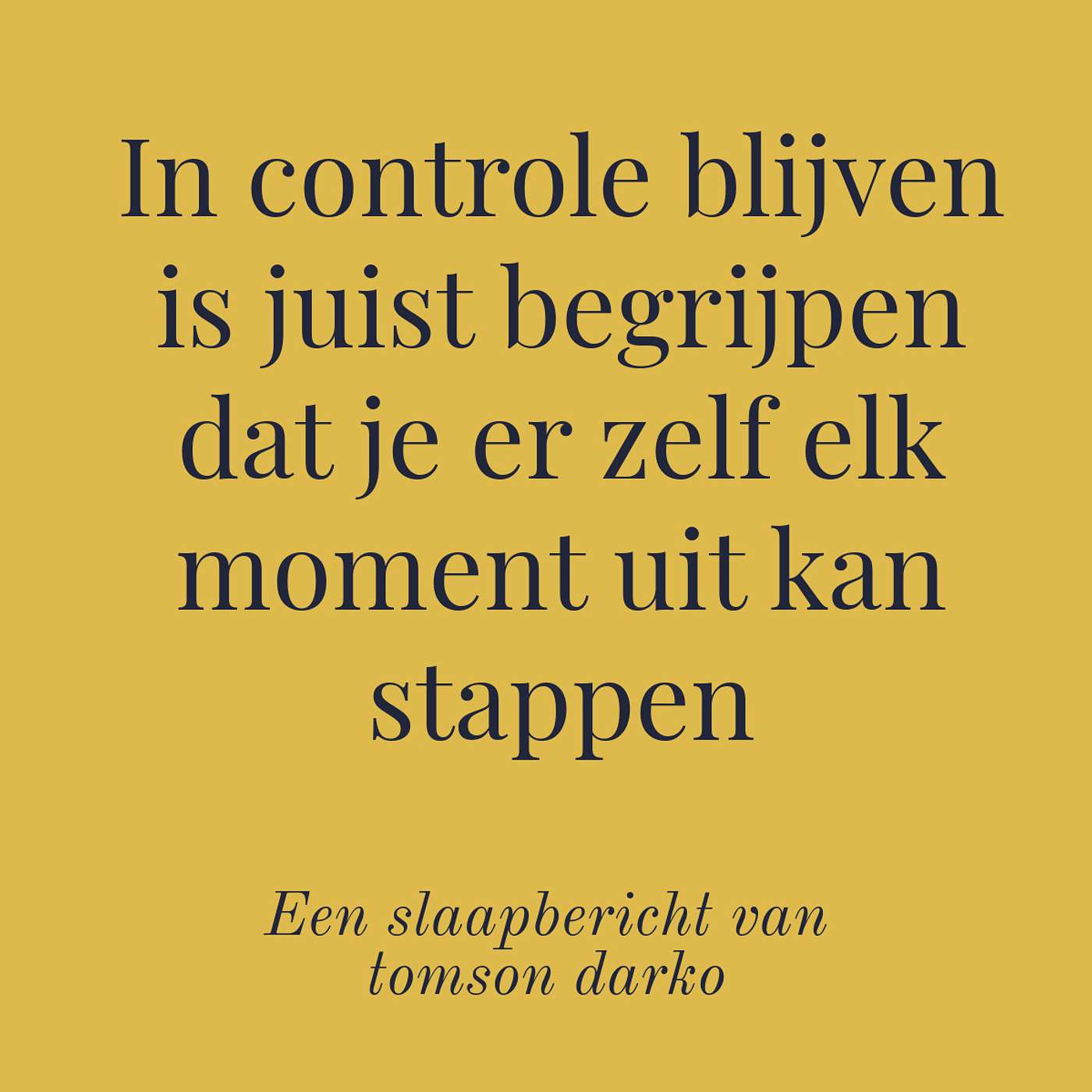 In slaap vallen met melancholie van Tomson Darko