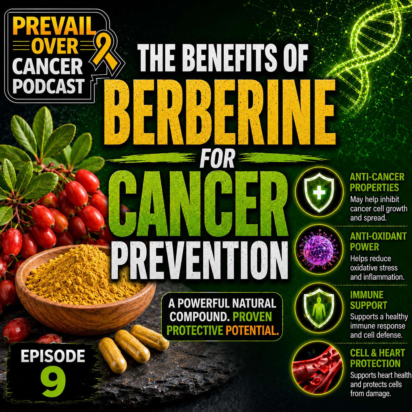 The Benefits Of Berberine For Cancer Prevention episode artwork