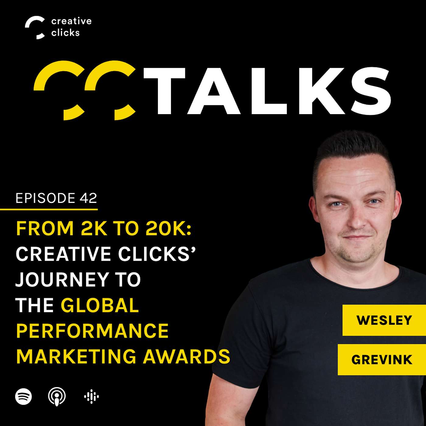 Episode 42 - From 2K to 20K: Creative Clicks’ Journey to the Global Performance Marketing Awards Episode 42 - From 2K to 20K: Creative Clicks’ Journey to the Global Performance Marketing Awards