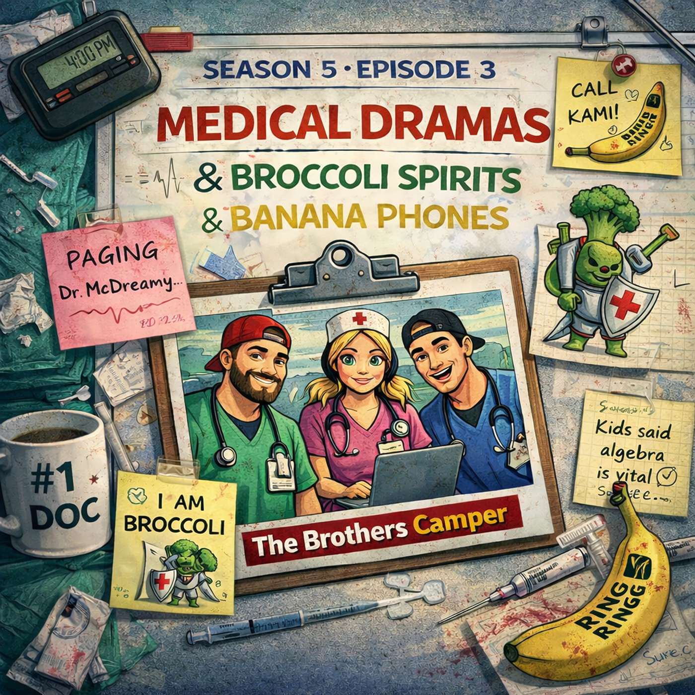 The Brothers Camper S05-3 - Medical Dramas, Broccoli Spirits & Banana Phones episode artwork