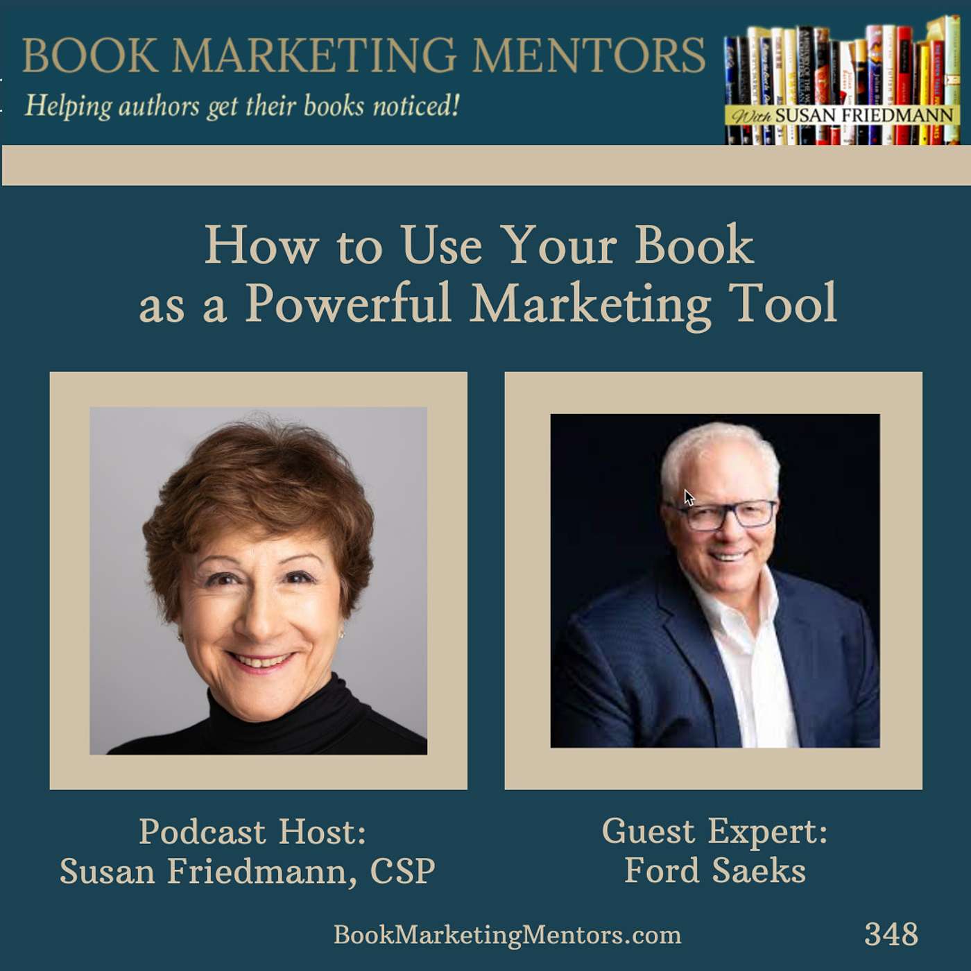 How to Best Use Your Book as Powerful Marketing Tool - BM348 - podcast episode cover