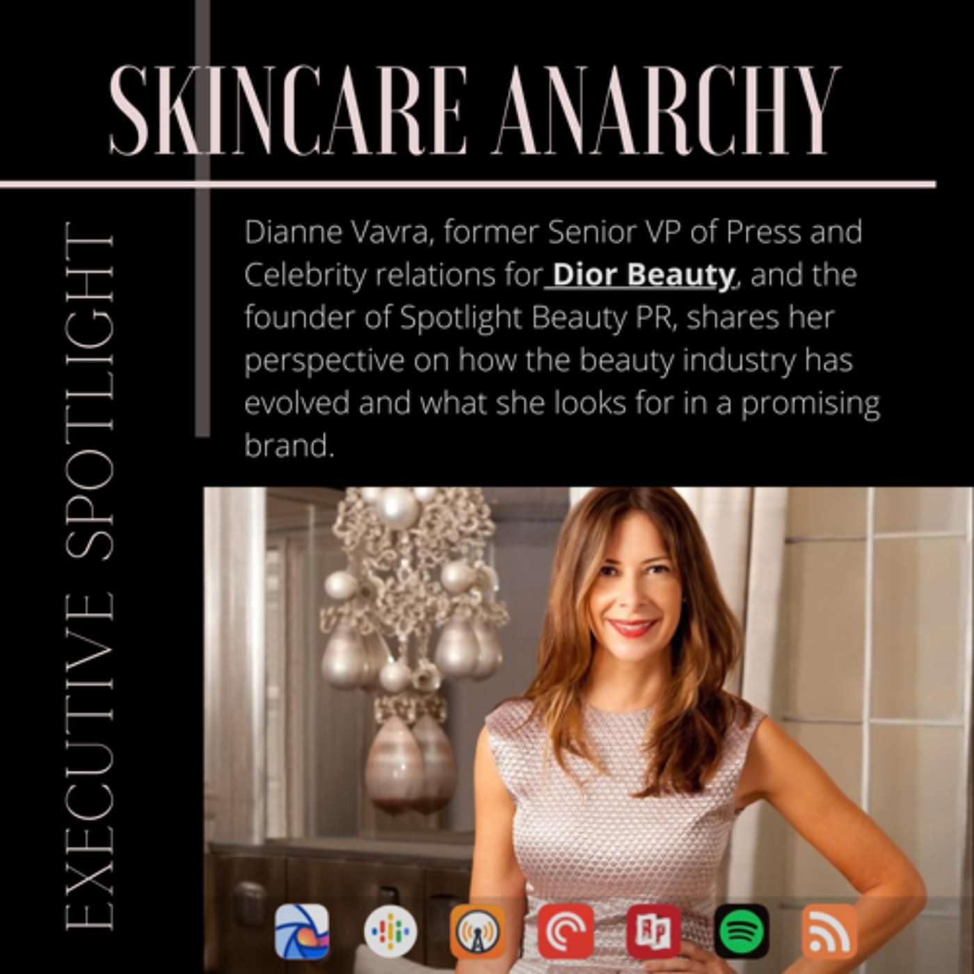 Dianne Vavra, SVP Press and Celebrity Relations Dior Beauty and Founder of Spotlight Beauty PR
