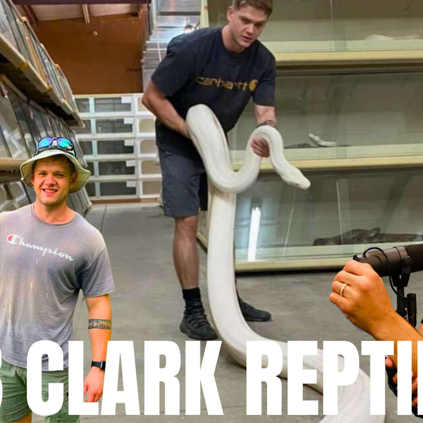 Xavier explains working full-time at Bob Clark's Reptiles