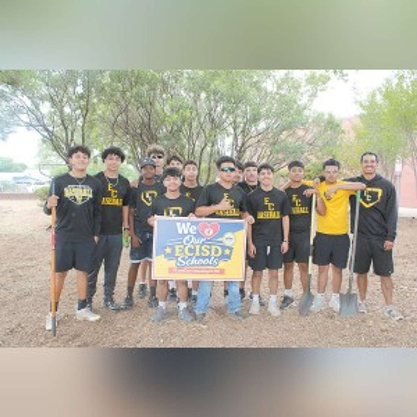 EC baseball team volunteers in beautification event episode artwork