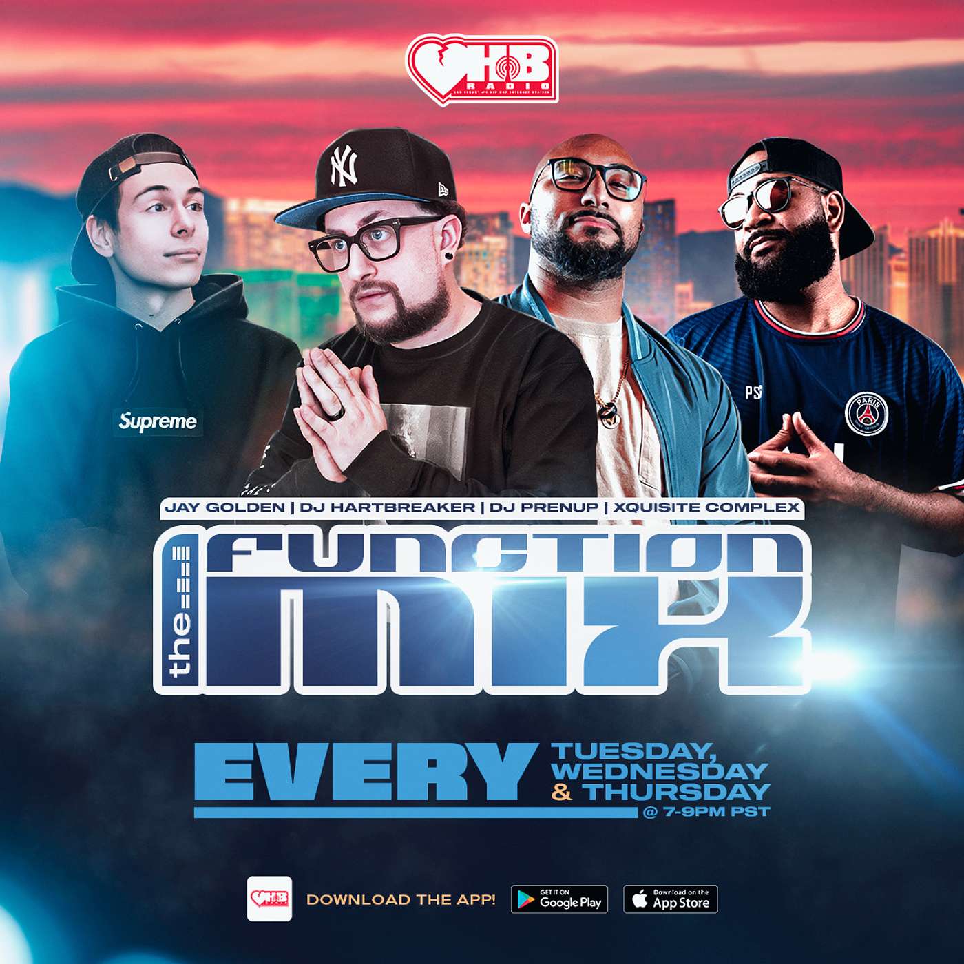 The Function Mix | DJ Prenup, DJ Hartbreaker, Jay Golden & Xquisite Complex | HB RADIO © | July 28, 2022