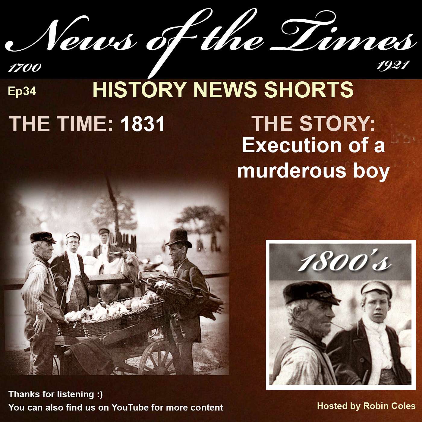 Short 34: 1831 Execution of a murderous boy