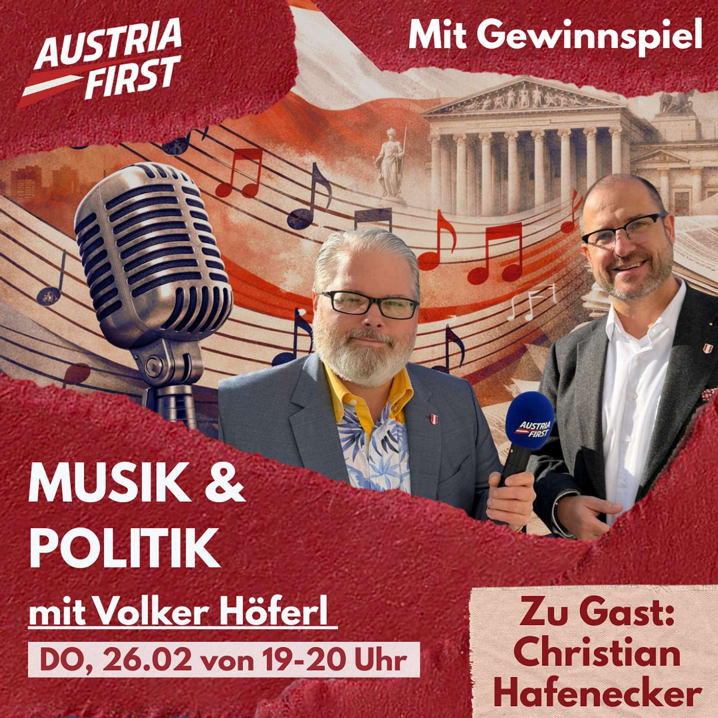 Christian Hafenecker gegen „verlogene Künstler“ - Musik und Politik episode artwork