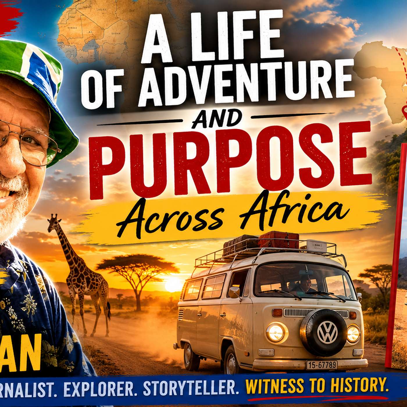 Across Africa in a VW Bus: Adventure, Famine & Witnessing History (feat. Barry Maughan) Across Africa in a VW Bus: Adventure, Famine & Witnessing History (feat. Barry Maughan)