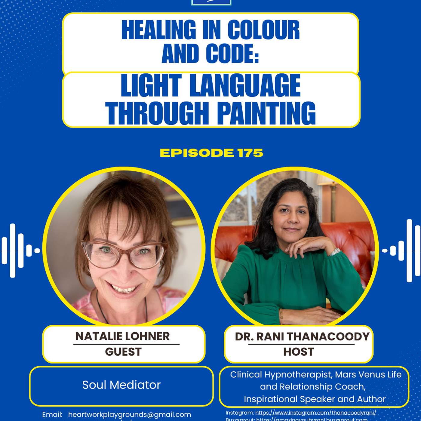 Episode 175: Healing in Colour and CodeL: Light Language Through Painting with Natalie Lohner episode artwork