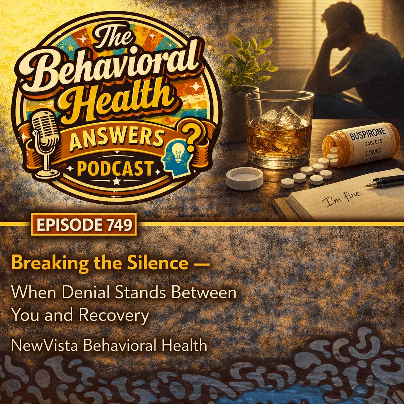 Episode 749: Breaking the Silence - When Denial Stands Between You and Recovery | NewVista Behavioral Health episode artwork