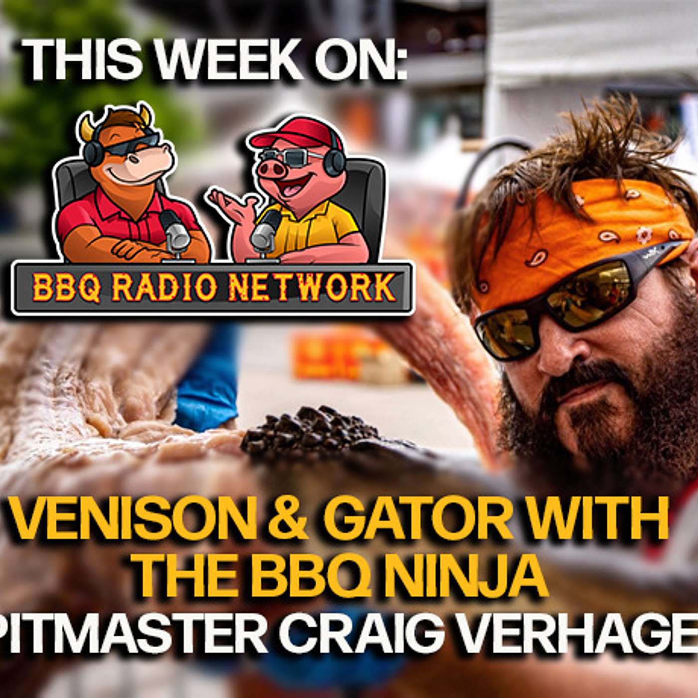 COOKING WILD GAME (Venison & Gator) with BBQ NINJA CRAIG VERHAGE on BBQ RADIO NETWORK
