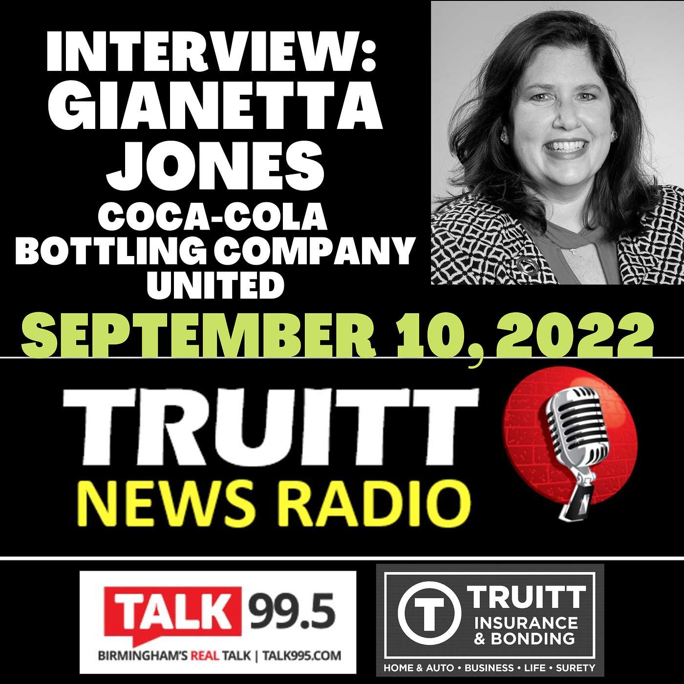 INTERVIEW: Gianetta Jones, Vice President & Chief People Officer at Birmingham's Coca-Cola Bottling Company United from our Sept 10, 2022 show