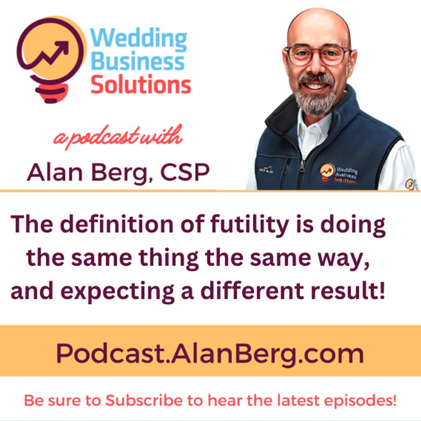 The definition of futility is doing the same thing the same way, and expecting a different result!