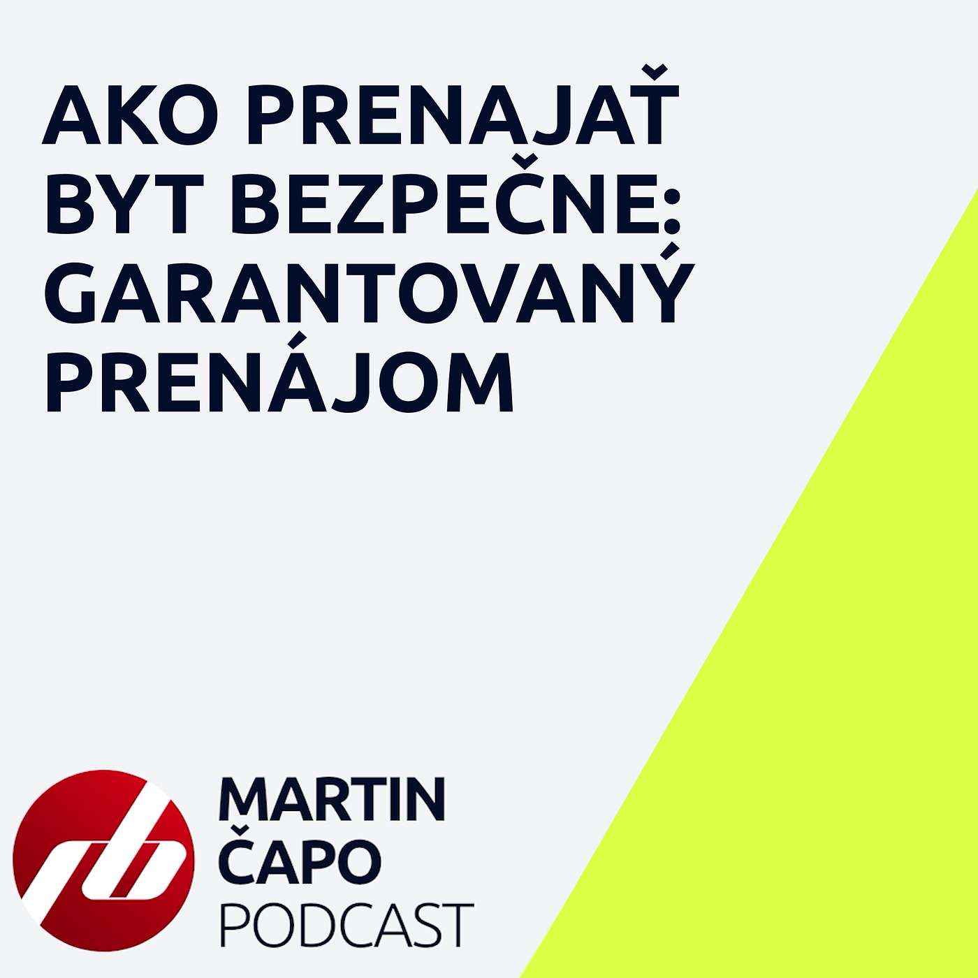 MARTIN ČAPO PODCAST
