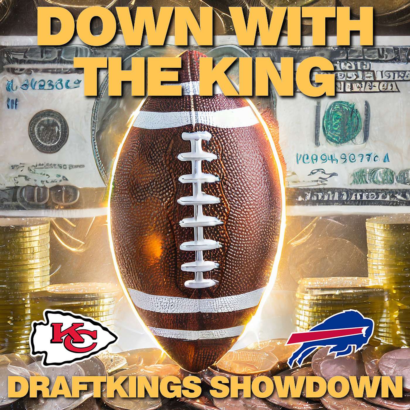 Down With The King: 2023-24 NFL Divisional Round: KC at BUF Showdown #DraftKings Picks & Advice #DFS episode artwork