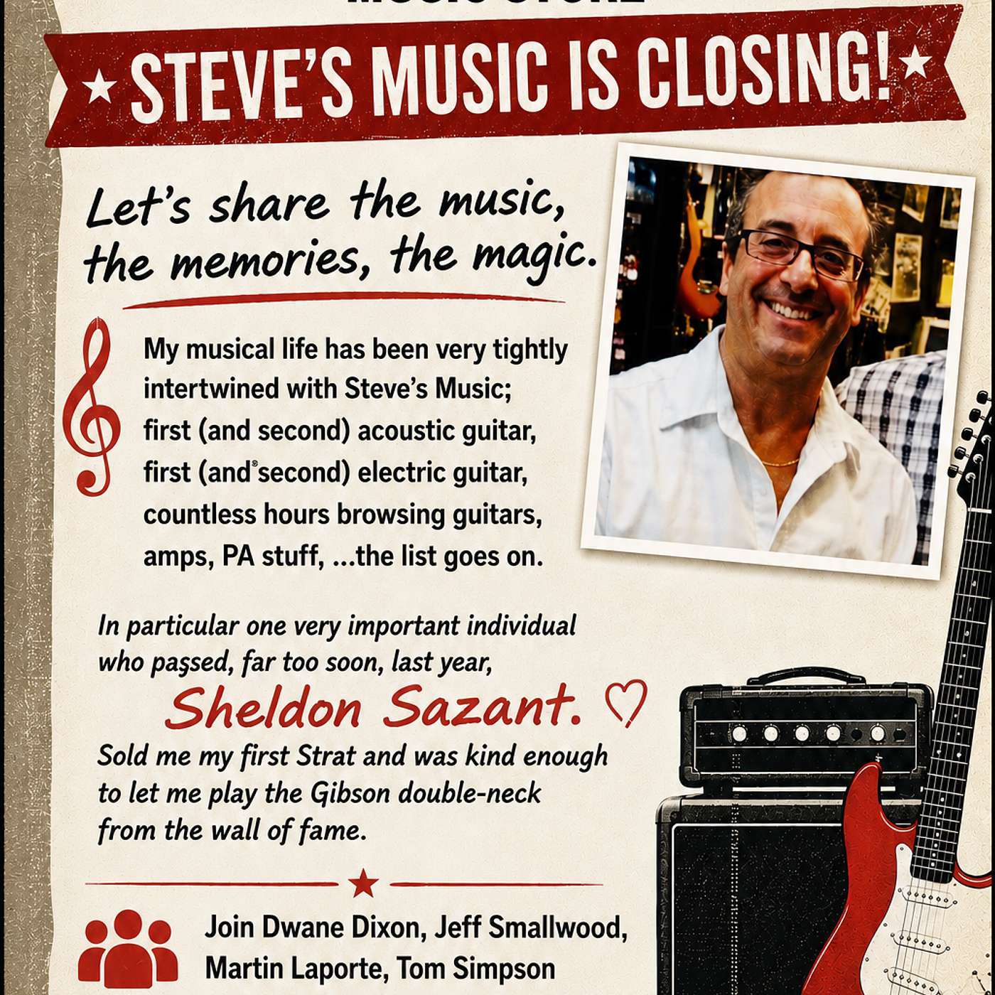 Steve's Music is Closing! episode artwork