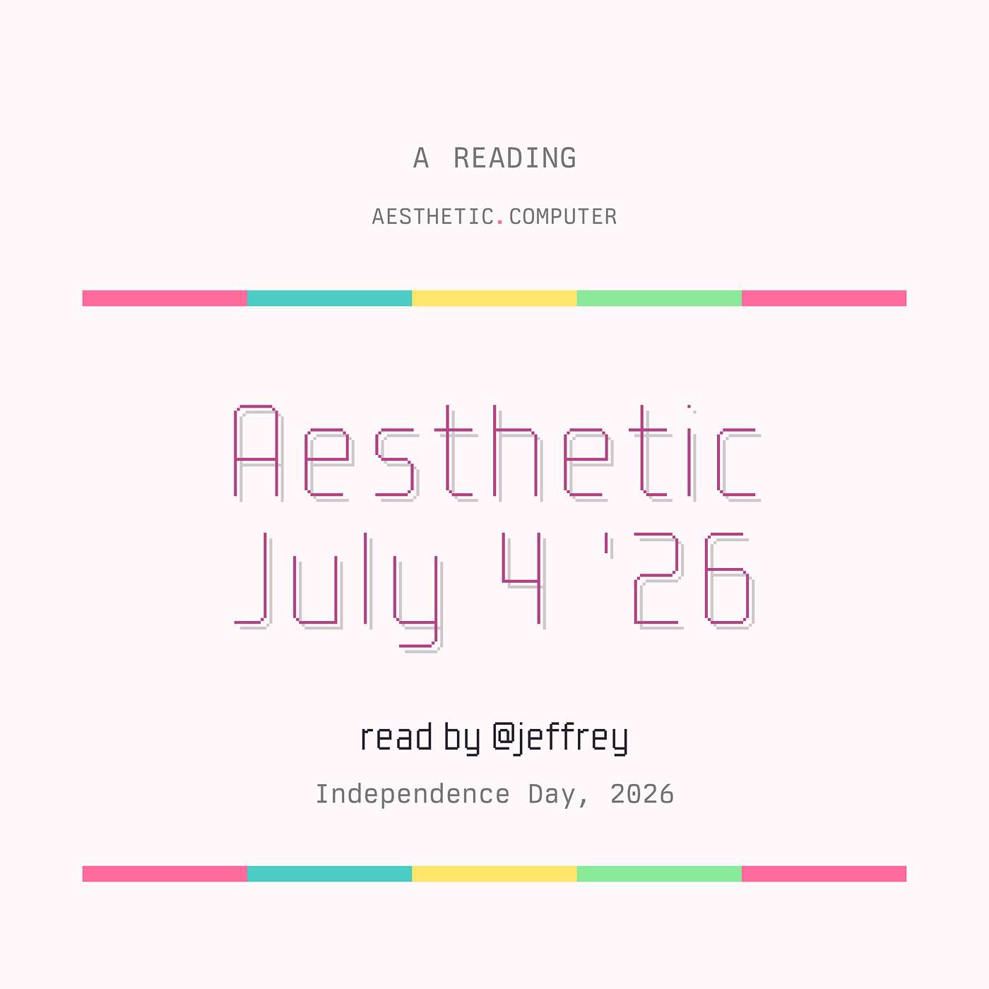 Aesthetic July 4 '26 episode artwork