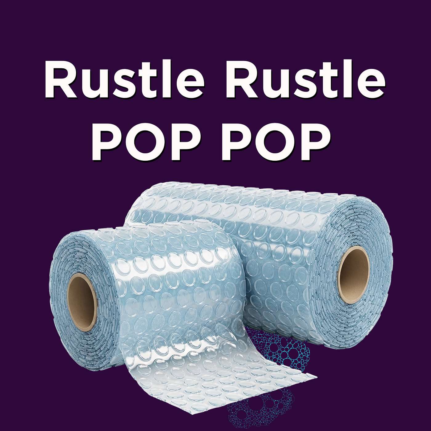 Bubble Wrap Rustling + Pop Sound LOOP for ADHD Focus & Calm | ASMR for Stress Relief, Study & Sensory Reset
